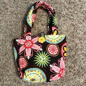 Stonewahl brown floral print mini bag purse